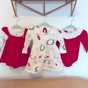 3-6 month Holiday Outfit Bundle